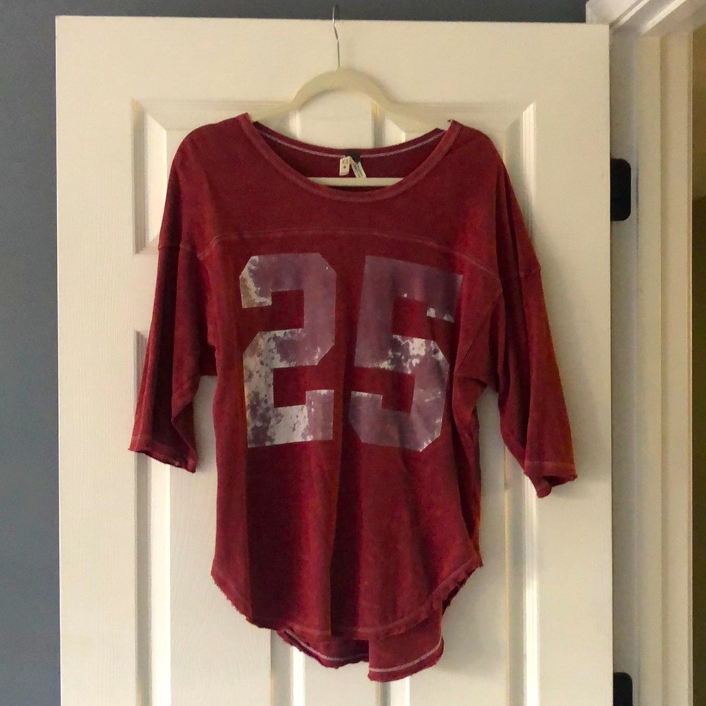 Free People Vintage Wash Jersey Tee